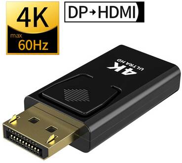 Dp Naar Hdmi Max 4K/1080P Display Port Dp Male Naar Hdmi Female Adapter Zwarte dp Naar Hdmi Converter Voor Hdtv Pc