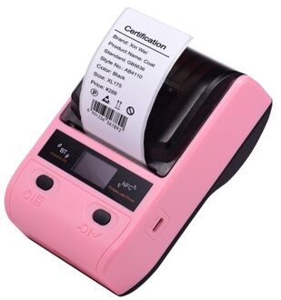 DP23 58mm Portable Thermal Printer Wireless Shipping Express Printer for Shipping Package Price Tag Labels USB NFC BT Connection Support ESC/POS Command 1D 2D Bar-code Address Label Compatible with Windows Android IOS Windows for Supermarket Store Restaur