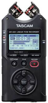 DR-40X portable 4-track audio recorder met USB