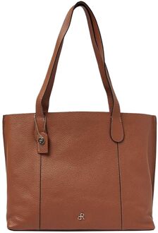 dR Amsterdam Contour Shoulderbag mocha schoudertas dames Bruin - H 29 x B 36 x D 13 cm