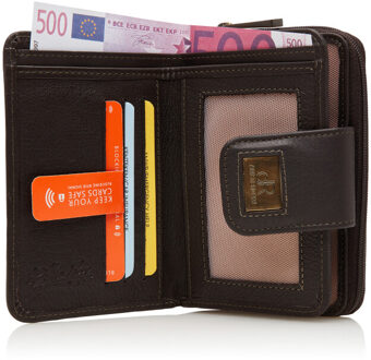 dR Amsterdam Damesportemonnee Bruin - One size