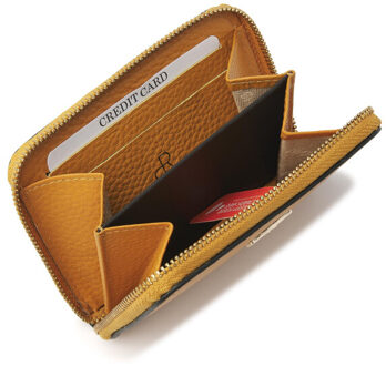 dR Amsterdam Damesportemonnee Geel - One size