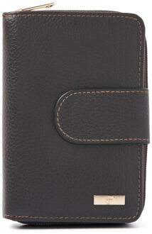 dR Amsterdam Damesportemonnee Houtskool - One size