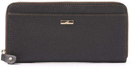 dR Amsterdam Damesportemonnee Houtskool - One size