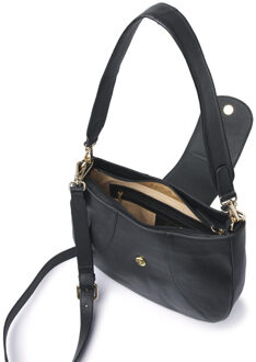 dR Amsterdam Hand / schoudertas Zwart - One size