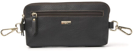 dR Amsterdam Loop bag Houtskool - One size