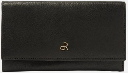 dR Amsterdam Milan Ladies Wallet 28159 black dames portemonnee - H 9 x B 17 x D 2 cm