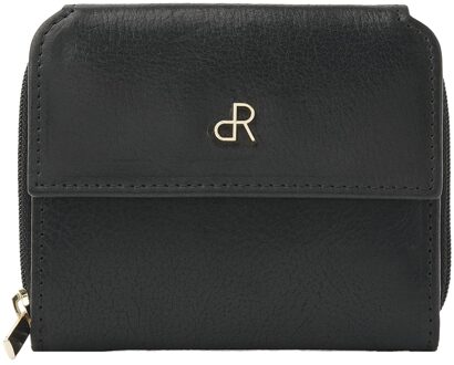 dR Amsterdam Milan Ladies Wallet 28179 black Dames portemonnee Zwart - H 9 x B 11 x D 2