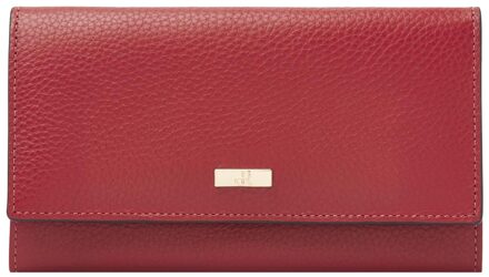 dR Amsterdam Mint Ladies Wallet 110159 tango red Dames portemonnee Rood - H 9 x B 17 x D 2