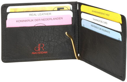 dR Amsterdam Moneyclip Zwart - One size
