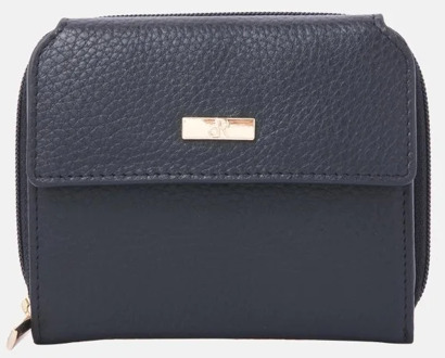 dR Amsterdam portemonnee black Zwart