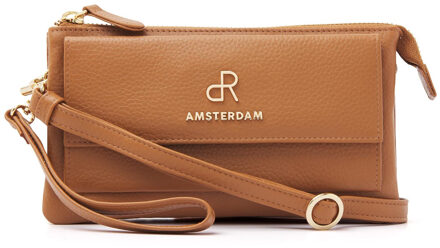dR Amsterdam Schoudertas / clutch Camel - One size