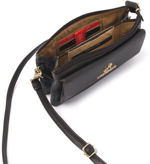 dR Amsterdam Schoudertas / clutch Houtskool - One size