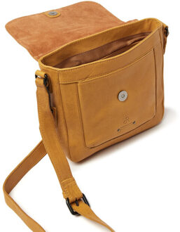 dR Amsterdam Schoudertas Geel - One size