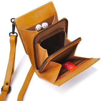 dR Amsterdam Schoudertas / portemonnee Geel - One size