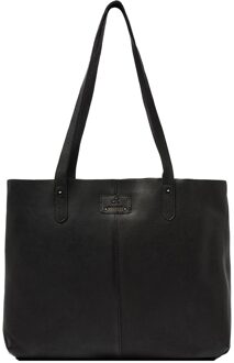 dR Amsterdam Tampa Handbag black Damestas Zwart - H 28 x B 38 x D 14
