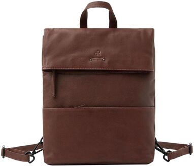 dR Amsterdam Tampa Rugzak brown schoudertas dames Bruin - H 32 x B 27 x D 4 cm