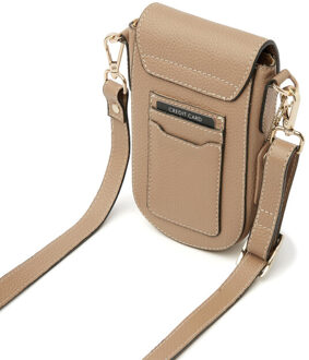 dR Amsterdam Telefoontas Bruin - One size