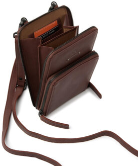 dR Amsterdam Telefoontas Bruin - One size