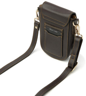 dR Amsterdam Telefoontas Houtskool - One size