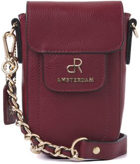 dR Amsterdam Telefoontas Rood - One size