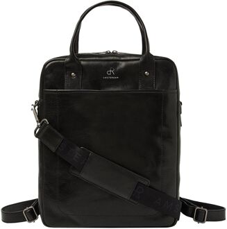 dR Amsterdam Traverse laptop laptop rugzak black Zwart - H 36 x B 31 x D 8 cm