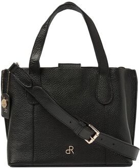 dR Amsterdam Vertex Hand / Shoulderbag black handtas dames Zwart - H 19 x B 24 x D 12 cm