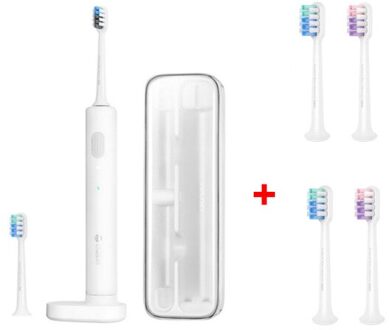 Dr.Bei Elektrische Tandenborstel Sonic Oplaadbare Gevoelige Tandenborstels Waterdichte Draagbare Elektrische Tandenborstel Met Reizen Doos add 4 brush hoofd
