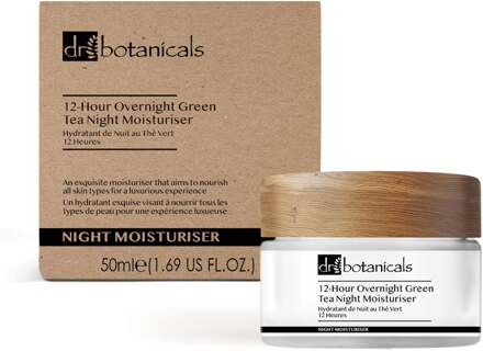 Dr Botanicals 12-Uur Overnacht Groene Thee Nachtvochtinbrenger 50ml - One Size