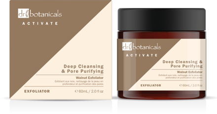 Dr Botanicals Activate Diepe Reiniging & Pore Purifying Walnoot Exfoliant 60ml