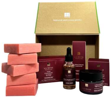 Dr Botanicals Anti-Ageing La Rose Francaise Avondverzorging Kerstcadeauset - maat