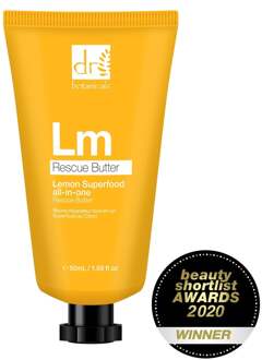 Dr Botanicals Citroen Superfood Alles-in-één Redder Boter 50ml x 2 Duo Pack