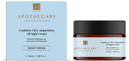 Dr Botanicals Cranberryolie & Jeneverbesolie Nachtcrème 50ml - maat
