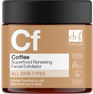 Dr Botanicals Koffie Superfood Verfrissende Gezichts Exfoliant 60ml x 2 Duo Pack