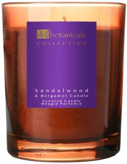 Dr Botanicals Sandelhout Bergamot Kaars 200g x 2 Duo Pakket - maat