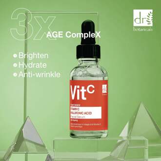 Dr Botanicals Vitamine C 5% & Hyaluronzuur 2% Hydraterend Gezichtserum 30ml - One Size