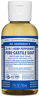 Dr Bronners Dr. Bronners - Liquid Soap Peppermunt - 60 ml