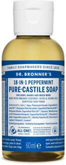 Dr. Bronners - Liquid Soap Peppermunt - 60 ml