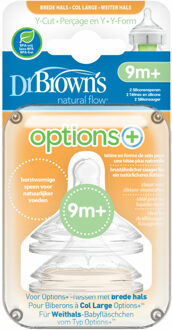 Dr. Brown's Options + Y-speen (2 st) Transparant - 000