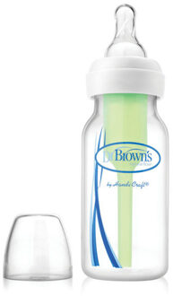 Dr Brown's Standaardfles - 120 ml Transparant - 000