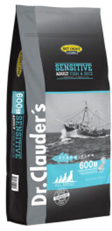 Dr. Clauder's Adult Sensitive met vis en rijst hondenvoer 12,5 kg