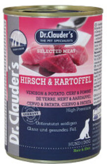 Dr. Clauder's hert met aardappel natvoer hond 6 x 800 g