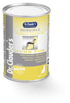 Dr. Clauder's Sensible puur kip natvoer hond 6 x 400 g