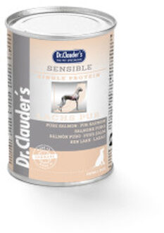 Dr. Clauder's Sensible puur zalm natvoer hond 6 x 375 g