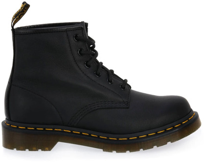 Dr. Martens 101 Zwarte Virginia Veterschoenen voor Dames Dr. Martens , Black , Dames - 41 Eu,38 Eu,39 Eu,37 Eu,40 EU