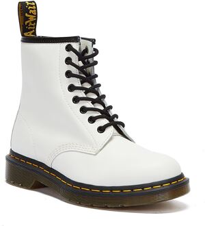 Dr. Martens 1460 Gladde Dames Witte Laarzen - maat