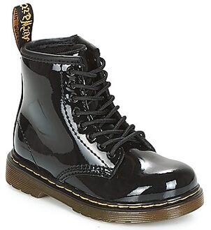 Dr. Martens Brooklee Toddler Unisex Kinder Veterboots - Zwart lak - Maat 26