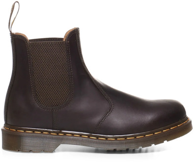 Dr. Martens Bruine Leren Laarzen met Elastische Enkelversterking Dr. Martens , Brown , Heren - 41 Eu,44 Eu,43 1/2 Eu,43 EU