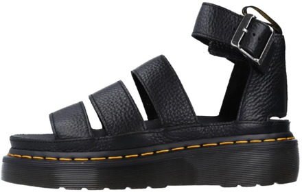 Dr. Martens Clarissa II Quad Platte Sandalen Dr. Martens , Black , Dames - 40 Eu,41 Eu,38 Eu,36 Eu,37 Eu,39 EU