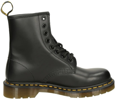 Dr. Martens Dames Laars 1460 Black Smooth Boots - Zwart - Maat 37